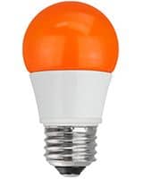 Orange Colored LED Bulb