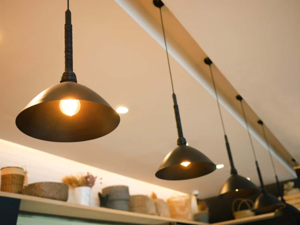 industrial wide hanging lights