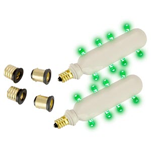 LED Paddle Retrofit Kit Green Candelabra- 4.75″, 0.7W
