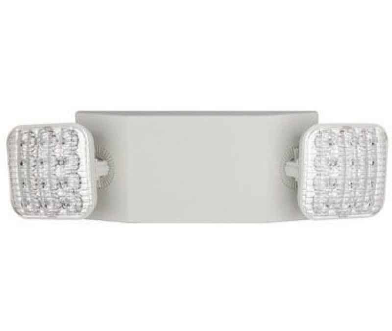 Polycarbonate Square Emergency Light, White – 16″, 4.5W