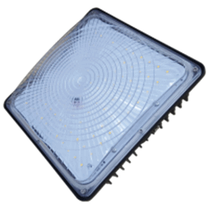 LED Canopy Photocell Light – 9.56″, 45W, 50K