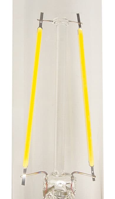 LED Classic Filament T-Lamp E26 Base, Clear – 1.2″, 3.5W, 27K