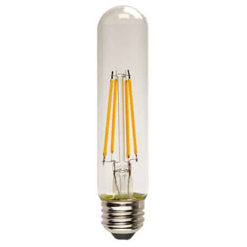 LED Classic Filament T10 Lamp, Clear – 1.2″, 40W, 30K