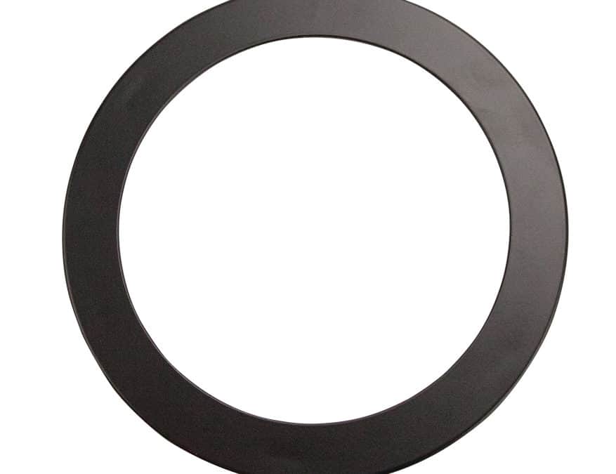 Trim Ring for Snap-In Downlight, Black – 6″