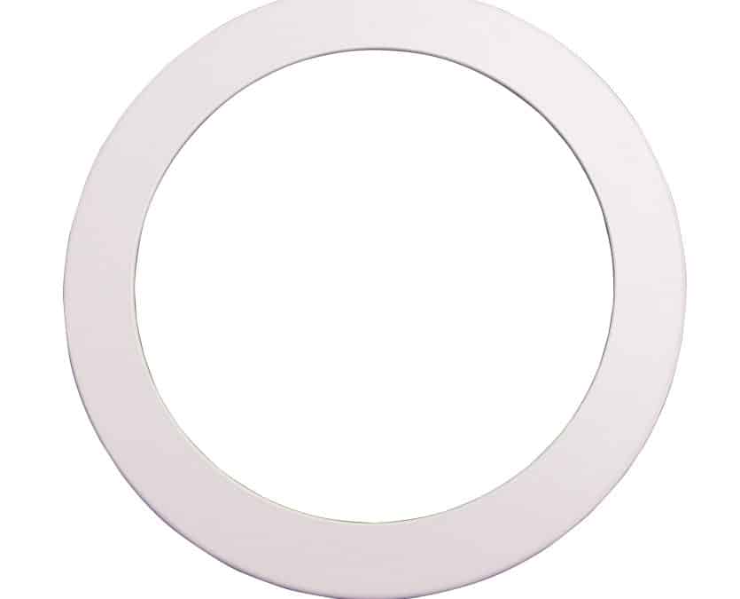 Trim Ring for Snap-In Downlight, White – 6″