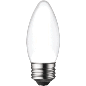 LED Filament High CRI Lamp E26 Frosted Blunt – 1.4″, 5W, 40K