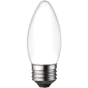 LED Filament High CRI Lamp E26 Frosted Blunt – 1.4″, 5W, 50K