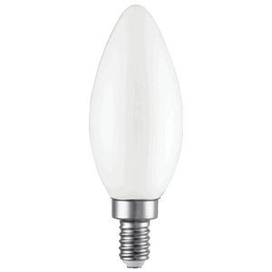 LED Filament High CRI Lamp E12 Frosted Blunt – 1.4″, 5W, 30K