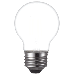 LED Filament High CRI G16 Globe Lamp E26 Frosted – 2″, 3W, 40K