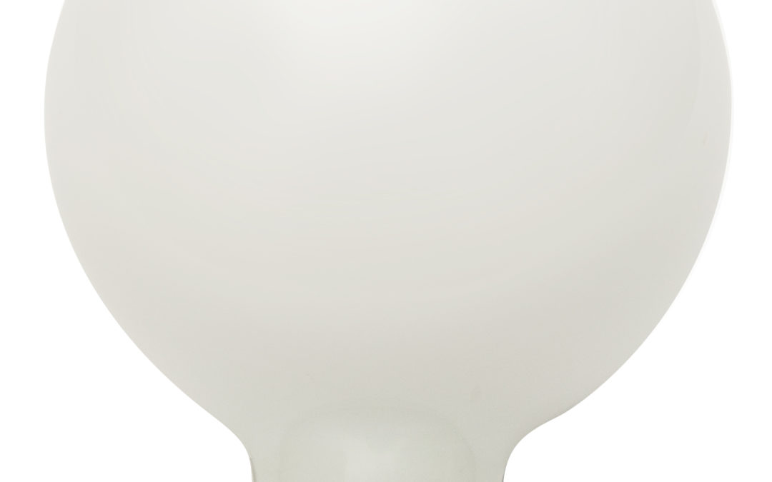 AmberGlow White Filament G40 Lamp E26 Frost – 5″, 4.5W, 24K