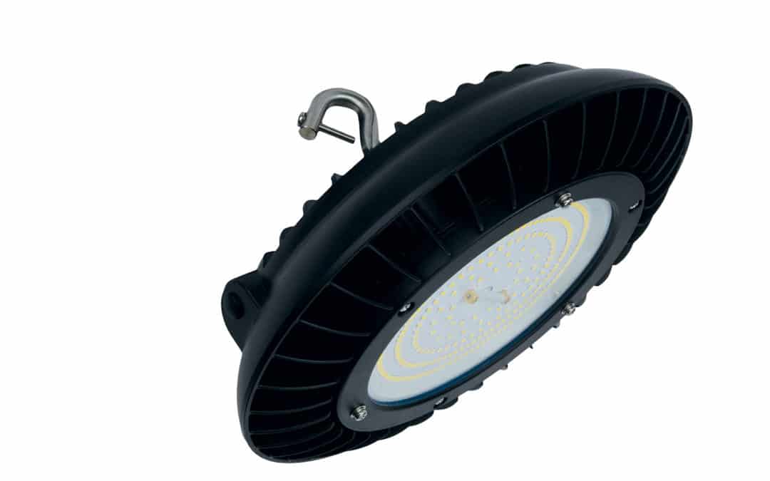 LED Round High Bay Luminaire – 10.8″, 80W, 35K