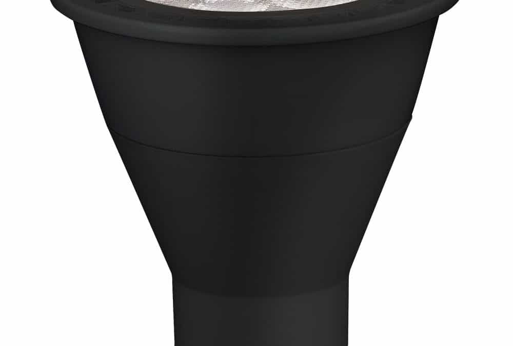 LED MR16 Lamp GU10 FL Black – 2.3″, 6W, 27K