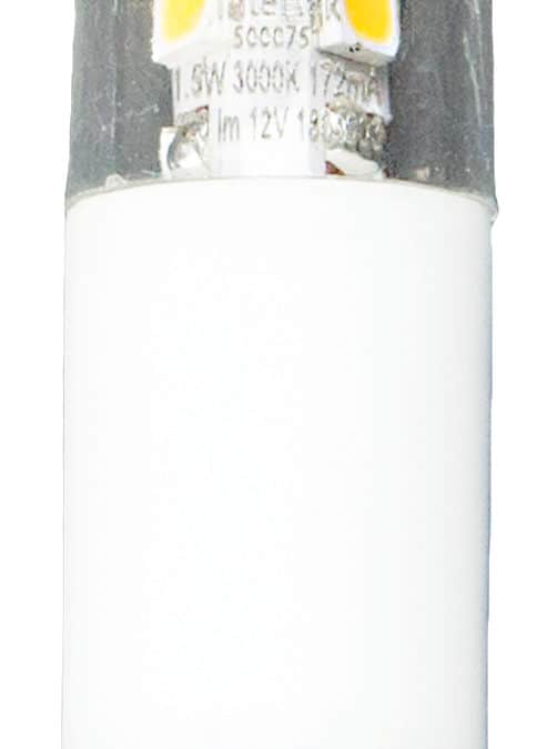 LED G4 Base Lamp – 1.54″, 1.5W, 30K