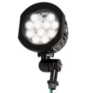 LED Spot Light w/ 6" Lead Pivot Arm, Black - 4.75", 16W, 50k