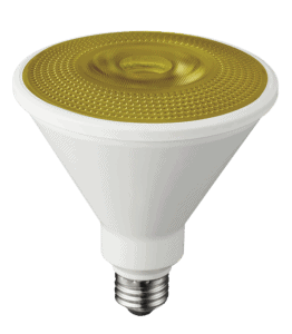 LED Color Non-Dimmable PR38 Lamp Yellow - 5.3", 10W