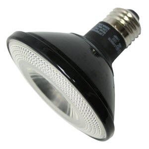PAR 30 Lamp Long Neck LSP w/ E26 Base, Black – 3.7″, 75W, 30K