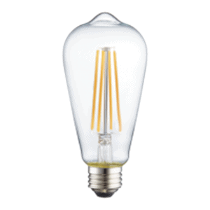 LED Antique Filament ST19 Lamp – 5.4″, 5W, 18K