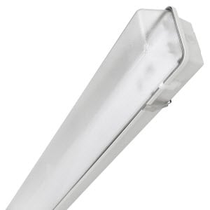 Wet Location Fluorescent T5HO w/ Wide Distribution, Single Packed - 4', 54W