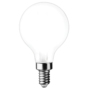 LED Filament High CRI G16 Globe Lamp E12 Frosted – 2″, 3W, 50K