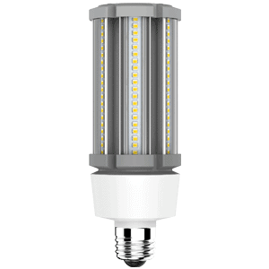 LED HID Corn Cob Lamp E26 – 6.5″, 27W, 40K