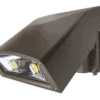 LED Adjustable Wall Packs Bronze w/ Button Photocell - 13", 90W, 40K