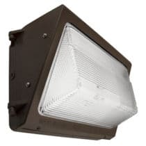 LED Non-Cutoff Wall Pack, Bronze - 14.4", 36W, 50K