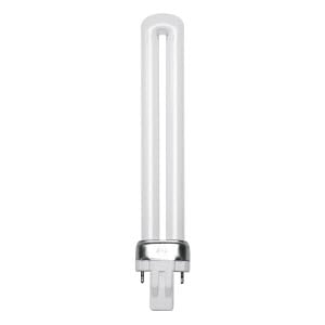 Compact Fluorescent PL Lamp, Twin Tube 2-Pin w/ Instant Start – 7″, 13W, 27K