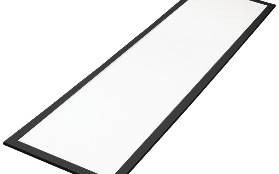 1’x4′ LED DT Series Luminaire w/ Selectable CCT, Black Frame – 4′, 38W, 35K/41K/50K