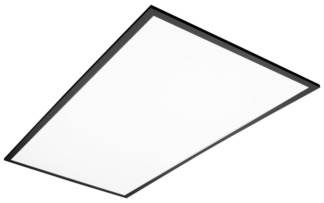 2×4 LED DT Series Luminaire, Black Frame – 4′, 46W, 50K