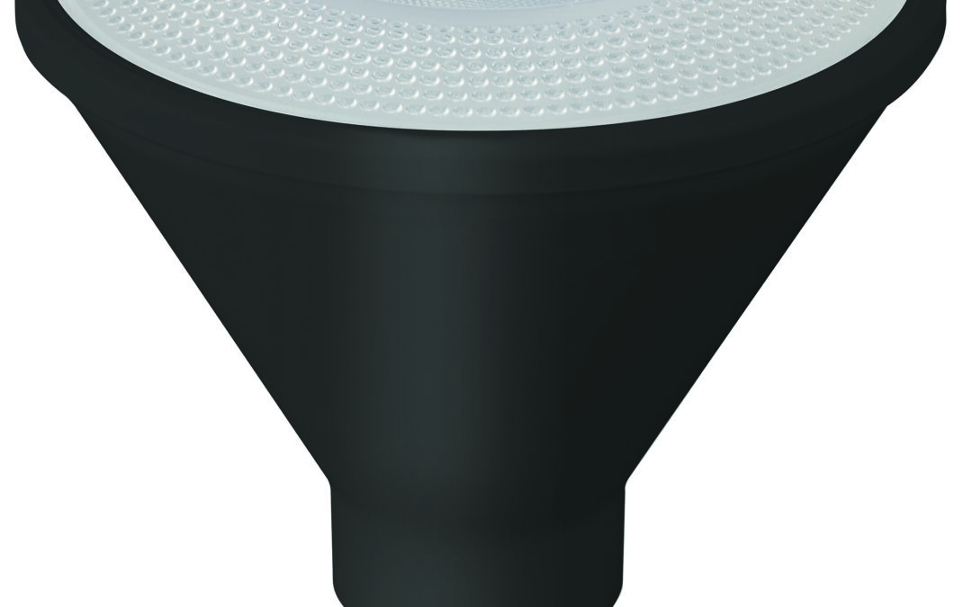 California Quality LED PAR38 Dimmable Lamp, Black – 90W, 41K