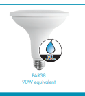 LED Multi-Pack PAR38 Wet Location Lamp, 2-Pack – 4.8″, 13W, 50K