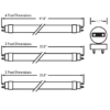 LED Instant Start T8 Tube - 4', 12W, 30K - Image 3