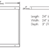 LED DT Series Surface Mount Kit 2'x2' - Image 2
