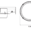 LED Security Light - 11", 40W, 40K - Image 2