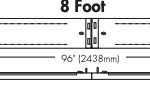 4' LED T8 4 Lamp Single End General Purpose Strip - 8' - Image 3