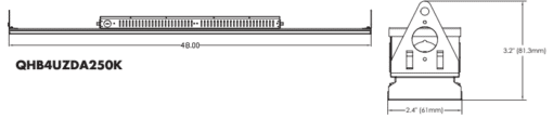 QTL Series Quick Connect High Bay - 4', 110W, 40K - Image 3