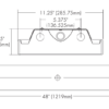 LED T8 Ready Surface Wrap Single End - 4' - Image 2