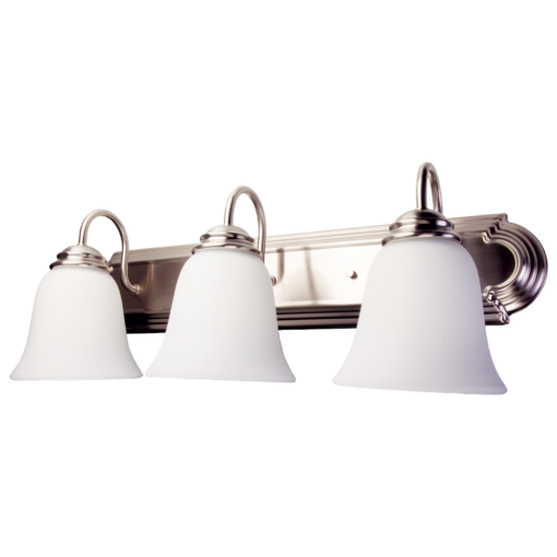 Traditional Bath Vanity Tulip 3-Lamp - 24", 30W, 30K