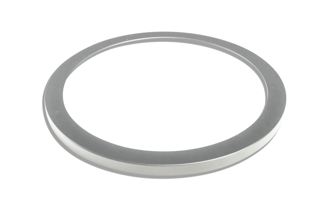 LED Slim Circle Flush Mount Chrome Ring – 12″, 24W