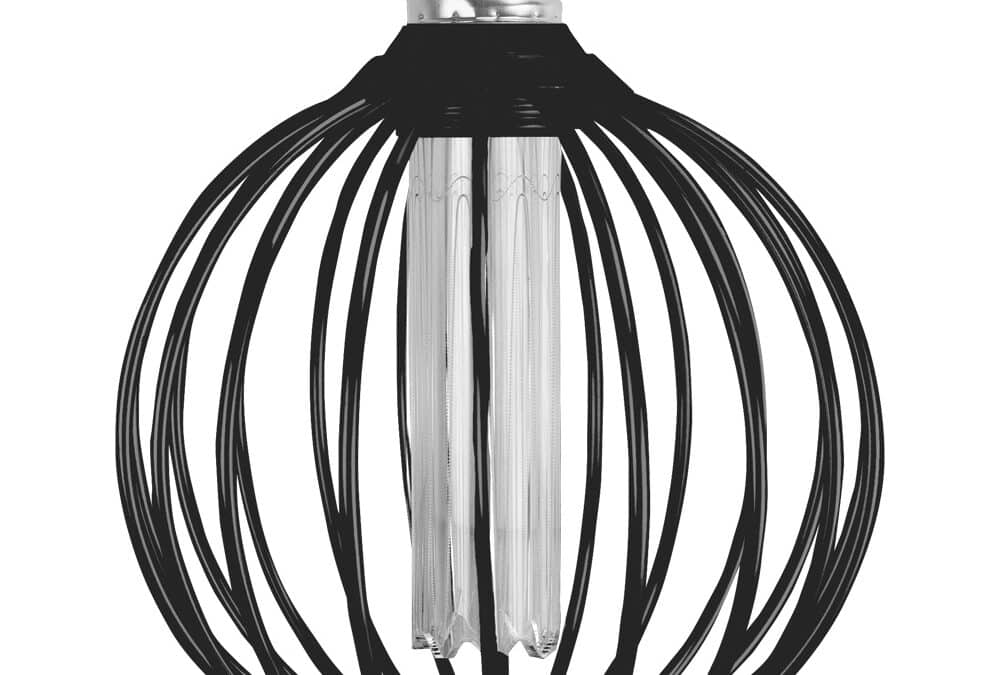 Accents Rail Round Cage Pillar Black Dimmable Pendant Light – 3.5W, 30K