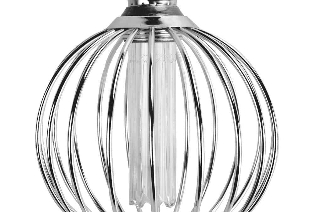 Accents Rail Round Cage Pillar Silver Dimmable Pendant Light – 3.5W, 30K
