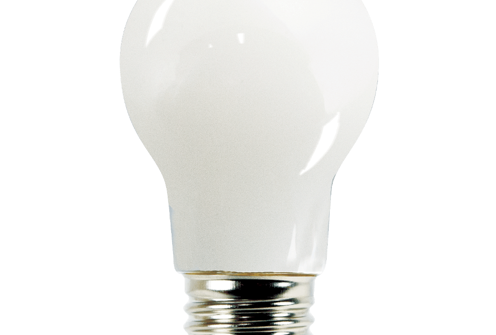 LED Filament High CRI Standard A19 Lamp Frost – 3.4″, 3.5W, 50K