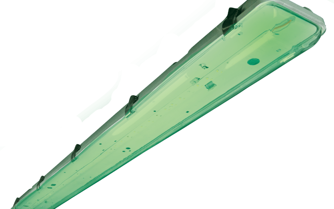 Green Spectrum LED Horticulture Vapor Tight w/ Emergency Backup – 4′, 40W, Green
