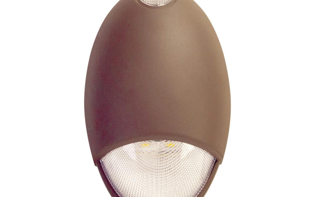 LED Residential Cylinder Security Sconce Bronze – 10.5″, 12W