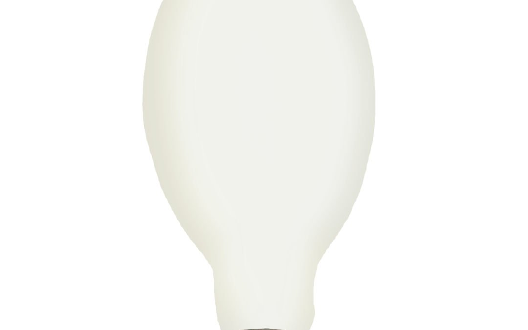 High Lumen LED Filament ED37 Lamp Frost – 11.5″, 60W, 50K