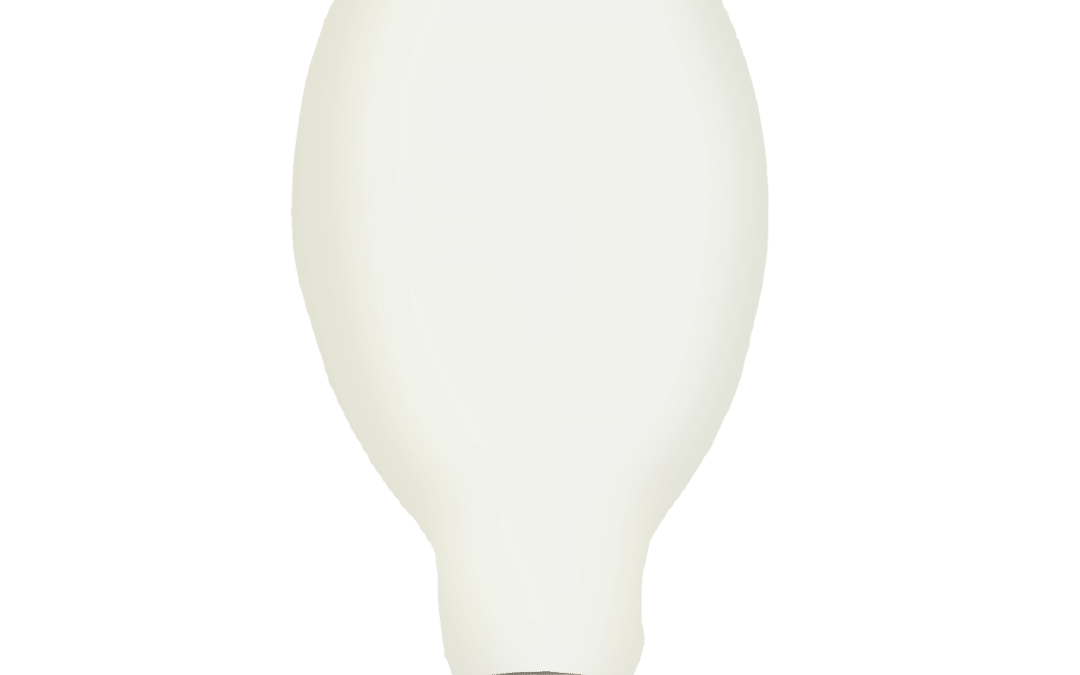 High Lumen LED Filament ED37 Lamp Frost – 11.5″, 60W, 50K