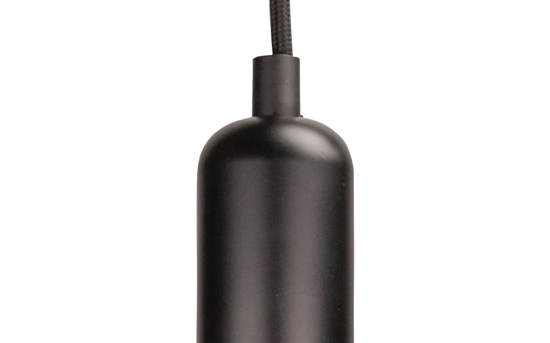 Accents Pendant Lighting Adjustable Fixture – 10’, Black