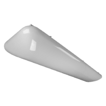 Color Selectable Cloud Flush Mount, Rectangle