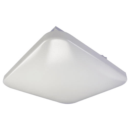 Color Selectable Cloud Flush Mount, Square