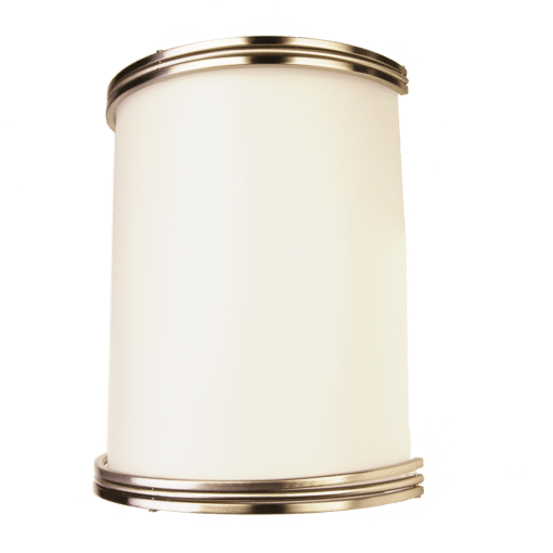 Classic Cylinder Half Sconce, Dimmable